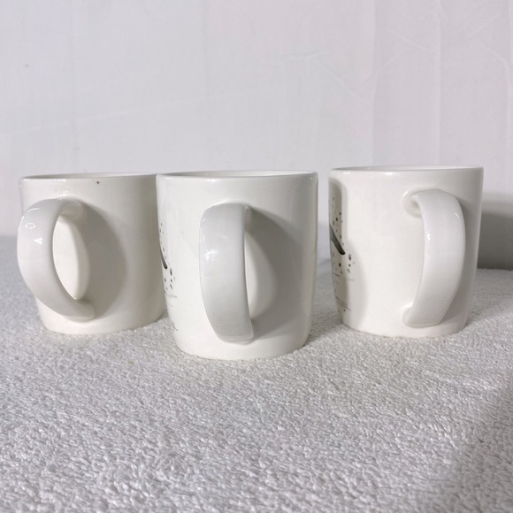 Casa Signature White Grey Ceramic Penguin Mugs X3 - Picture 4 of 10